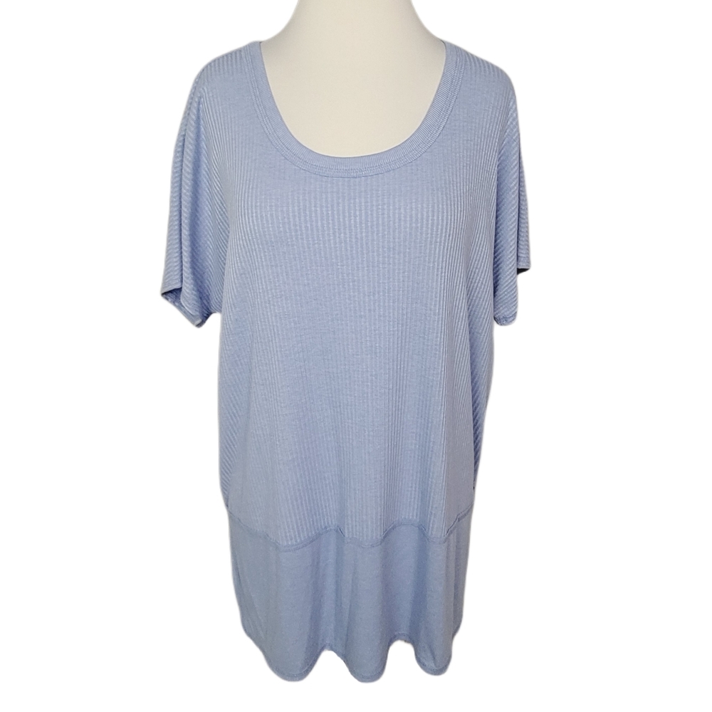 American Eagle Oversized Split Hem Top - image 4